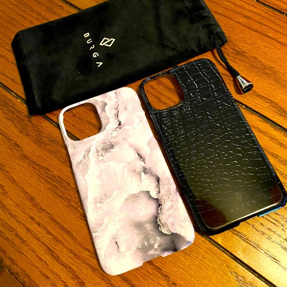 burga iphone 11 pro cases (as a set)